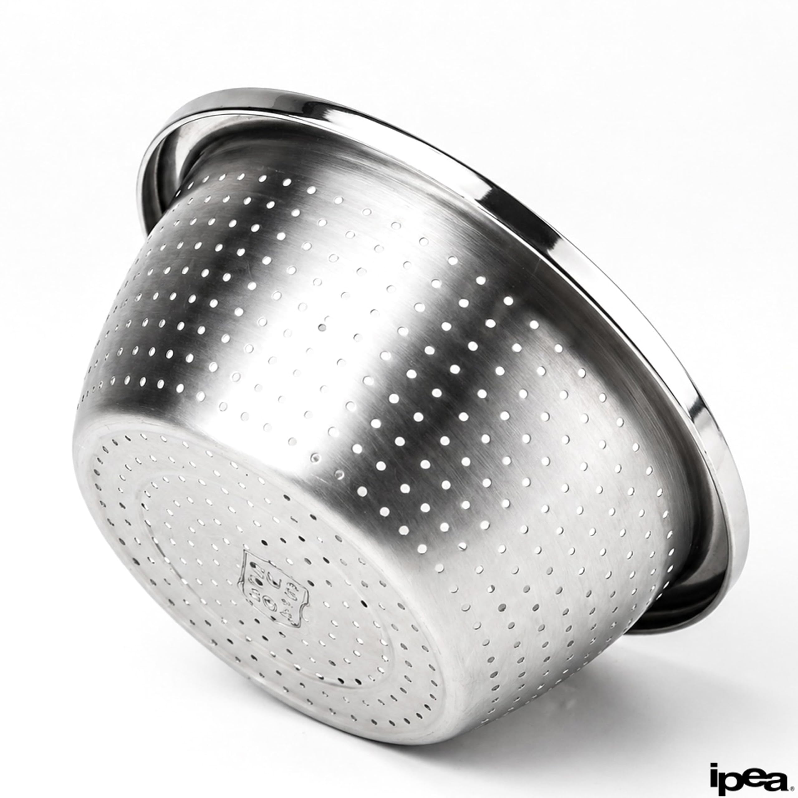 Scolapasta 24 cm Acciaio Inox Professionale - Colapasta per Pasta e Verdura - Lavastoviglie