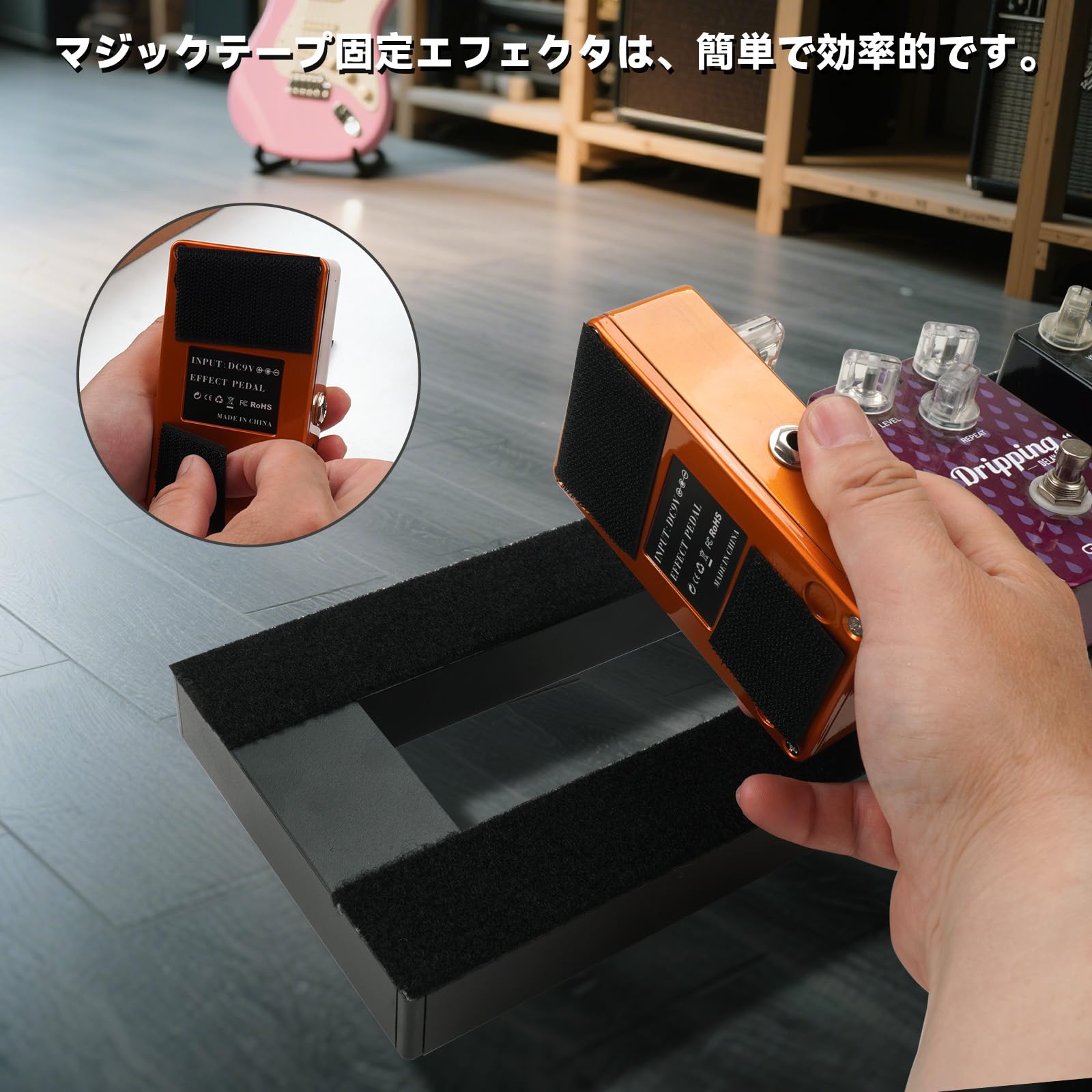 Amazon | GOKKO 超軽量 ギターエフェクター ボード アルミニウム合金