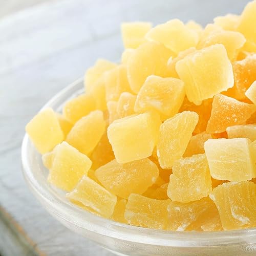 Anna and Sarah Piñas secas en cubitos grandes en bolsa resellable Kosher, sin gluten y sin OMG, 1 libra