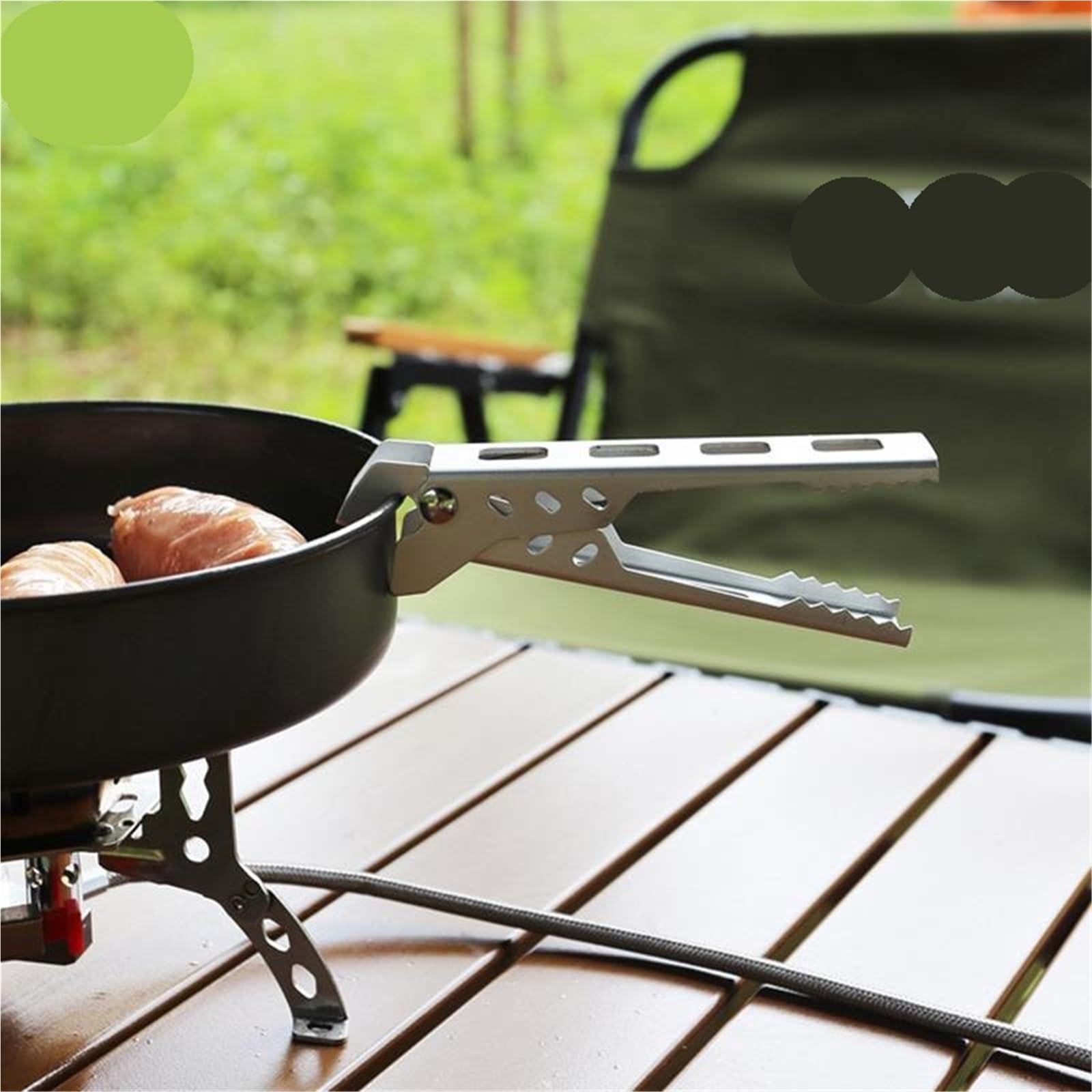 4 Uds cocina hogar Anti-caliente olla de aleación Clip tazón pinza for alimentos abrazadera plato Pan Anti-escaldado accesorios Para Sujetar Ollas(Sliver)