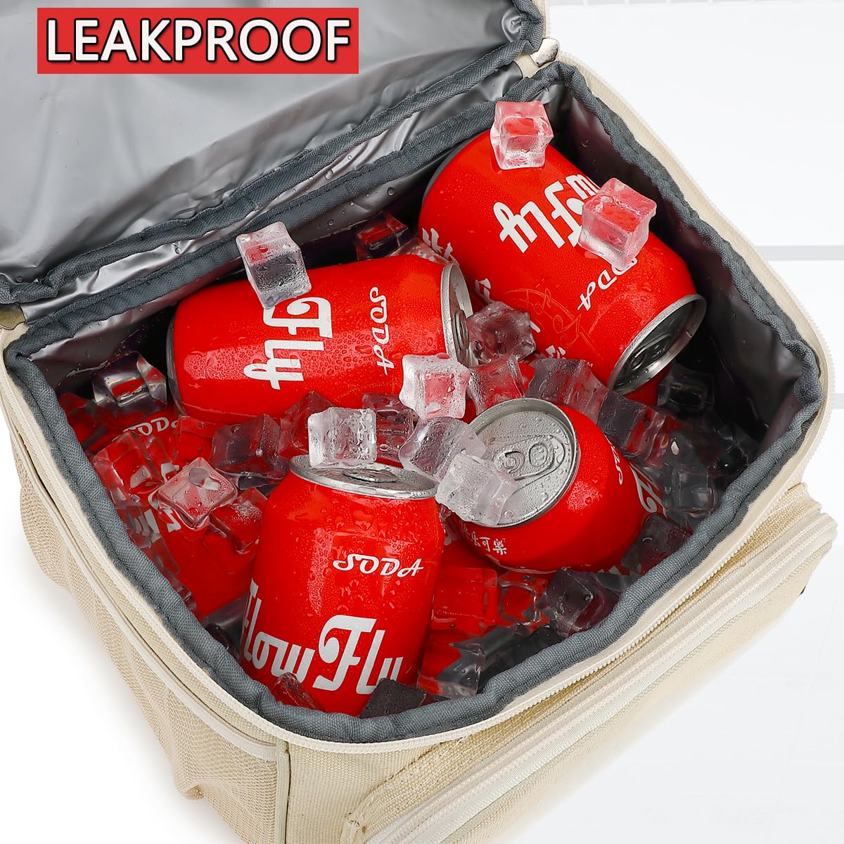 Snapklik.com : FlowFly Double Layer Cooler Insulated Lunch Bag Adult ...