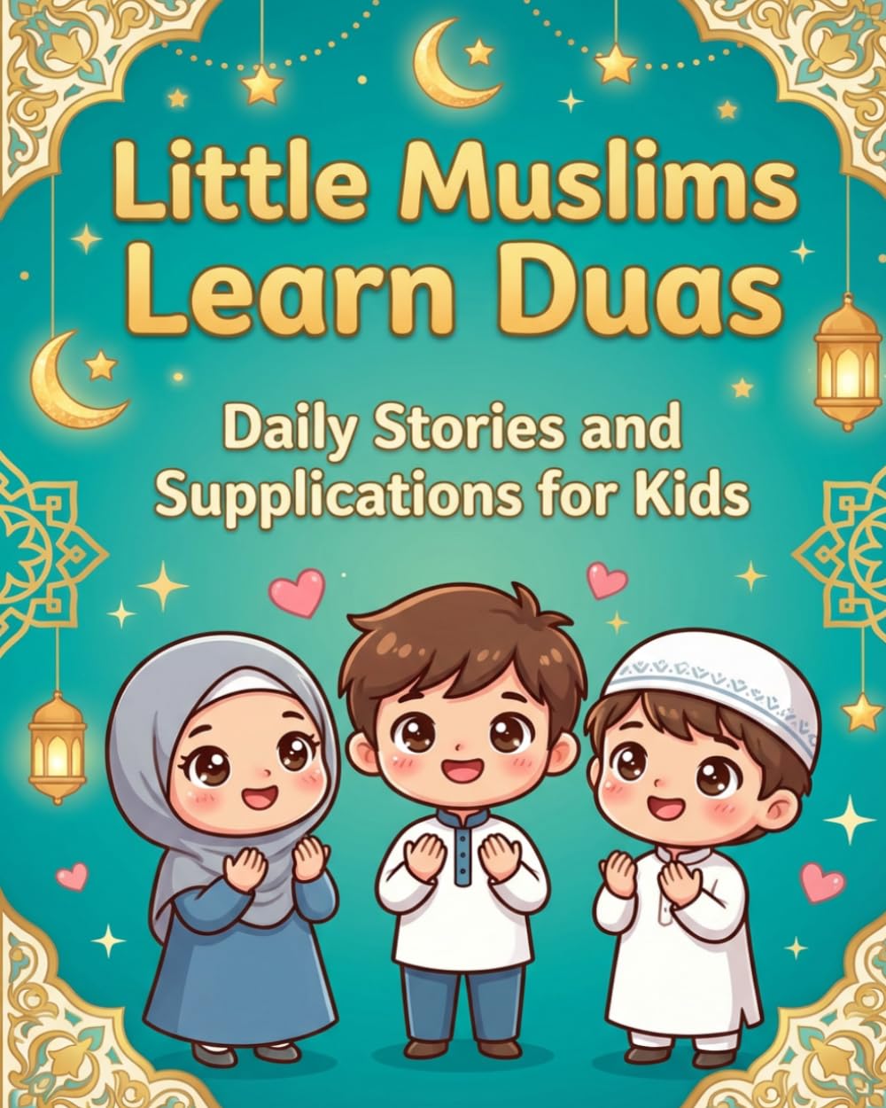 Little Muslims Learn Duas: Daily Stories and Supplications for Kids": Arabic, English & Transliteration | Islamic Picture Book with Stories for Kids Ages 3-7 | From Quran & Sunnah