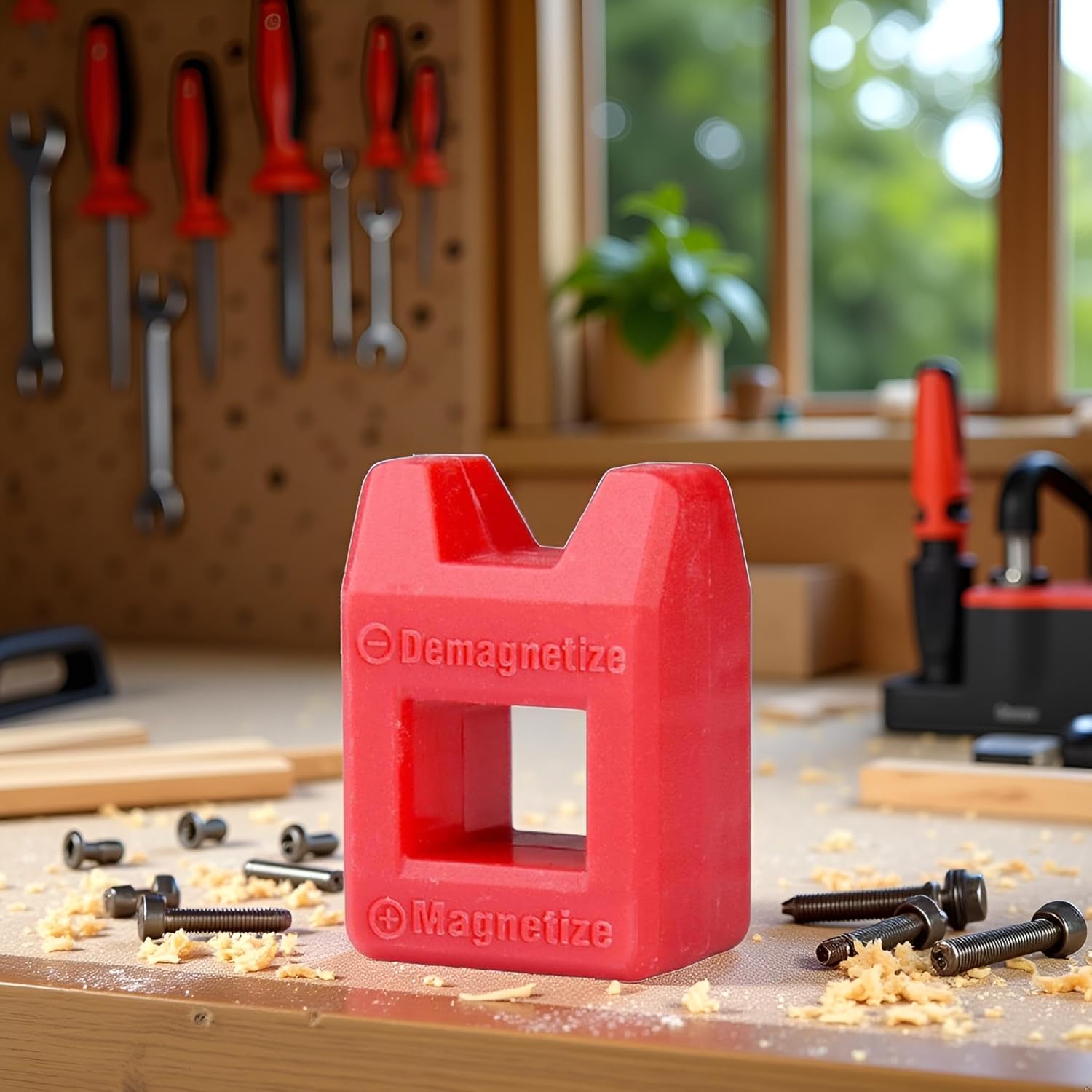 Red Lightweight Magnetizer Demagnetizer For Screwdriver Bits Tips Screw Driver Magnetic Practical Pick Up Tool Screwdriver Magnetizers,Screwdrivers and Nut Drivers