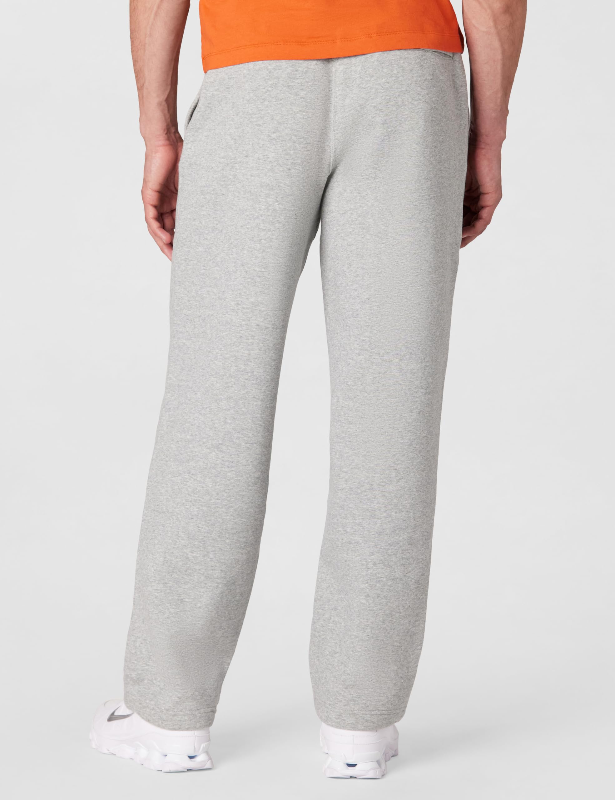 Nike Club spodnie bungee z polaru dla mężczyzn, Dk Grey Heather/Lt Smoke Grey/White, IF0488-063, S