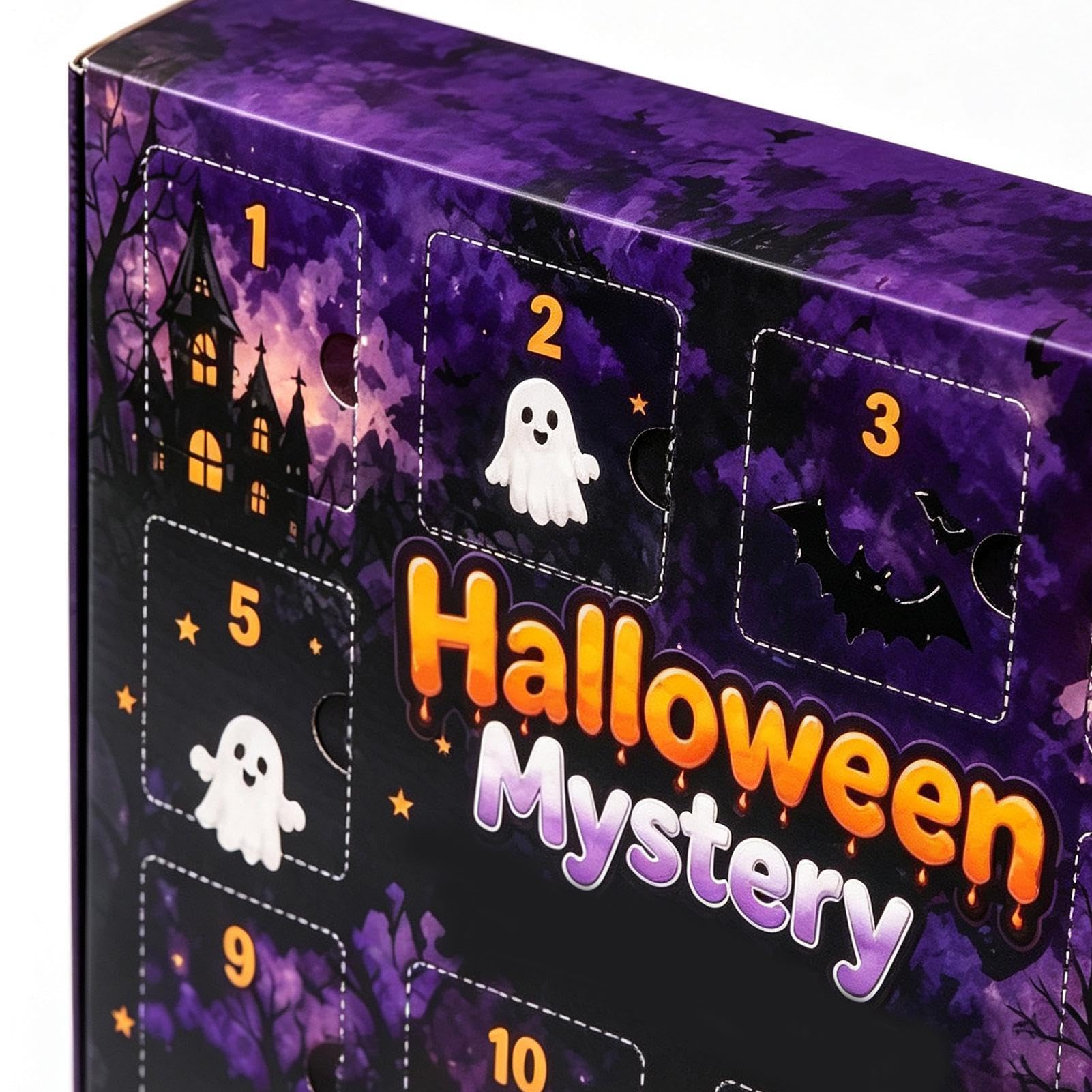 Halloween Adwentowe Gniotki 12-Dniowa Zabawna Miękka Urocza Figurka | Kalendarz Halloween Horror Dla Dzieci Chłopców Dziewczynek Przyjaciół Biur Imprez Szkoły Domu Nawiedzonego Domu