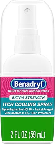 Benadryl Spray extra fuerte antipicazón analgésico tópico refrescante tamaño de viaje 2 onzas líquidas disponible en Yaxa Colombia