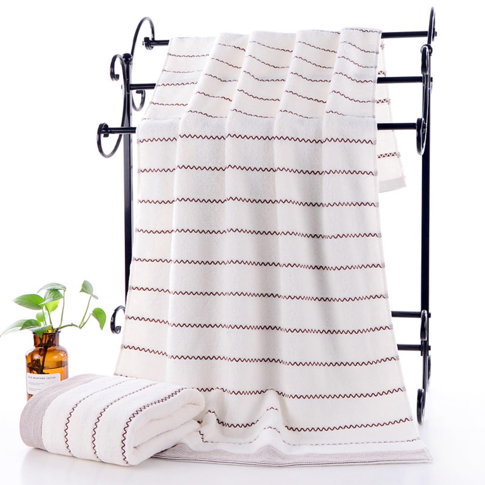 Large Bath Towels Oversized Soft Bath Sheets 27 6x55inch Soft Hotel Towels Highly Absorbent Quick Drying Perfect for