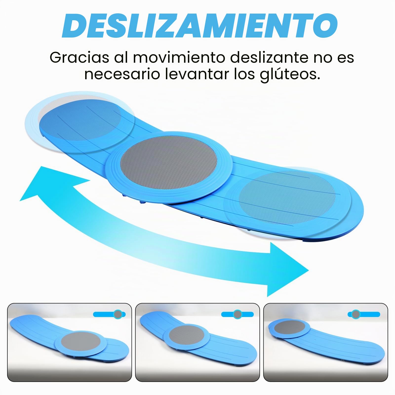 Tabla de transferencia, capacidad de carga 170 kg, tabla de transferencia con disco para usuarios de sillas de ruedas, pacientes, ancianos, de silla de ruedas a la cama, inodoro, bañera, coche