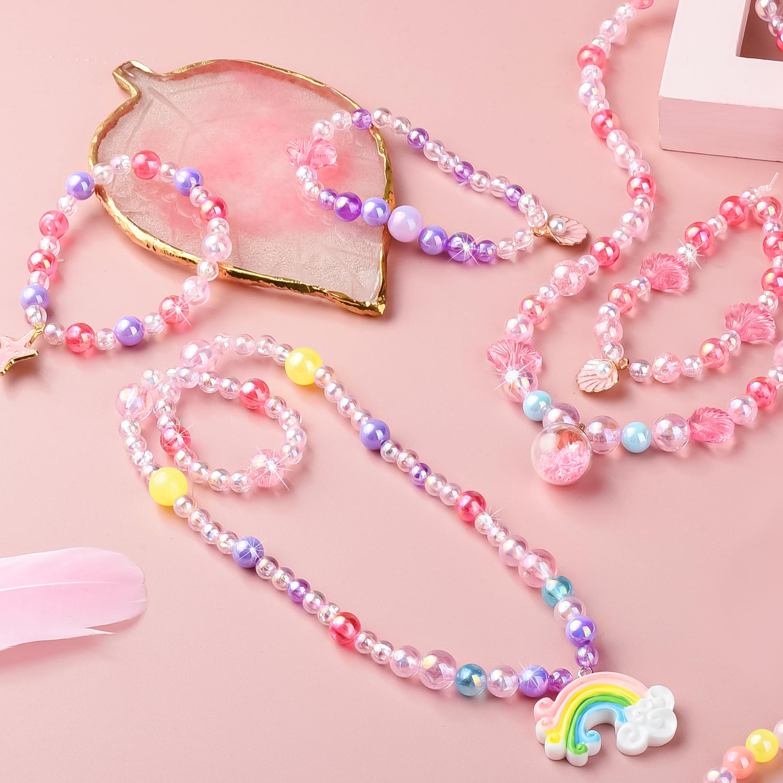 24 dagen sieraden maken ambachtelijke kit, kerst kralen
