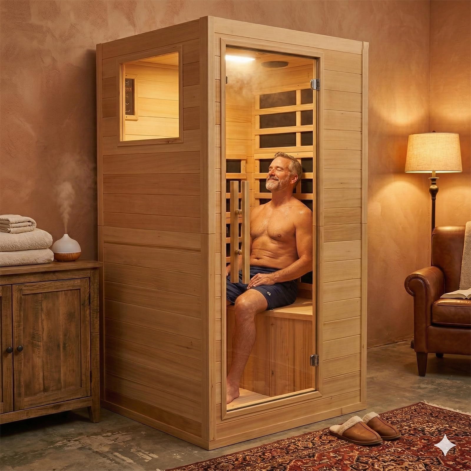 DWKWE 1-Person Far Infrared Sauna