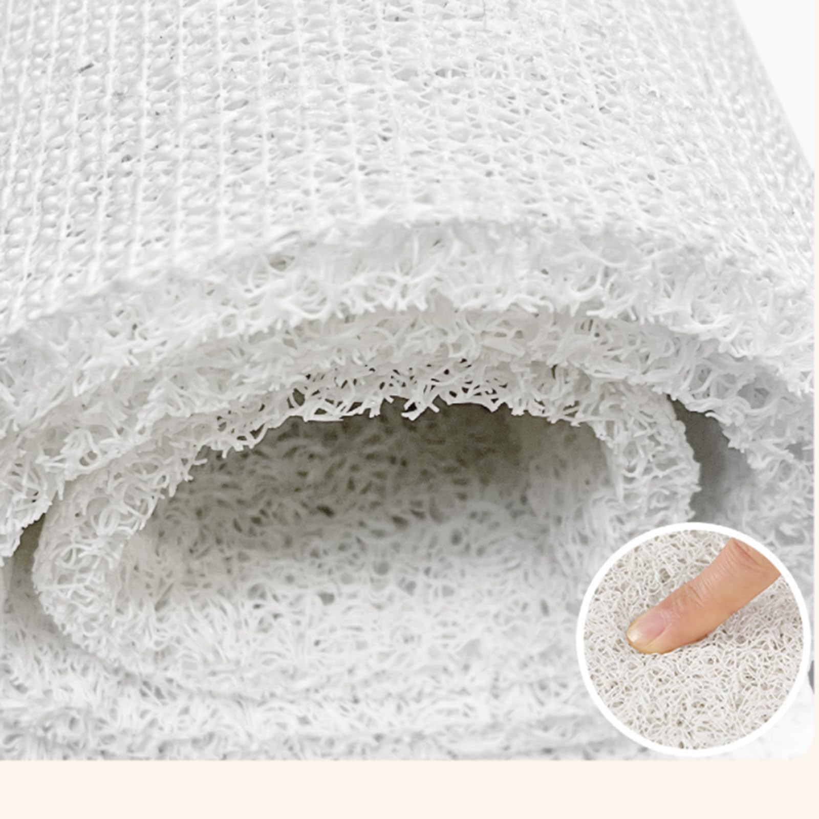 Alfombrilla de Ducha Antideslizante Alfombrilla de Esponja Vegetal de PVC de Confort Suave para mampara de Ducha Baño de Secado rápido en Alfombrilla Deslizante,A,80X120CM