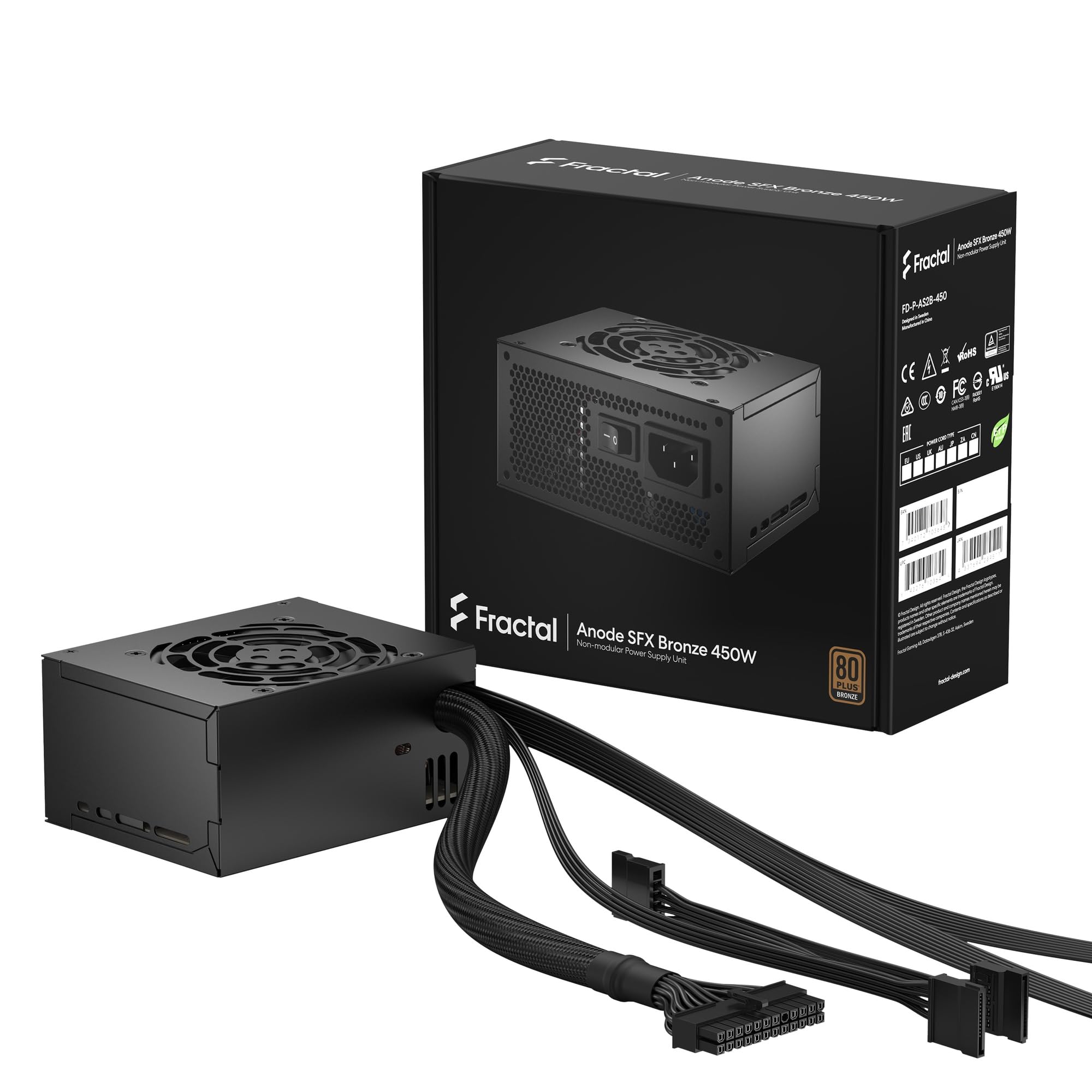 Amazon | Fractal Design Anode SFX Bronze 450W 80PLUS Bronze認証 Amazon | Fractal Design Anode SFX Bronze 450W 80PLUS Bronze認証