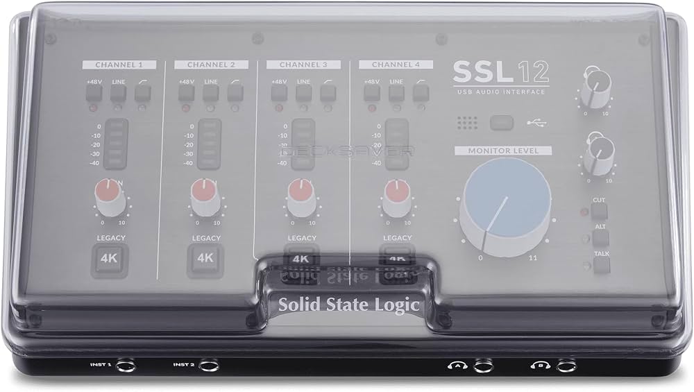 DeckSaver Solid State Logic SSL 12 Cover - Protections matériel DJ - Maroc