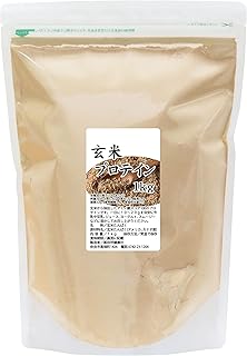 Amazon | 自然健康社 玄米プロテイン 1kg ブラウンライス たんぱく 無添加 パウダー 粉末 | 自然健康社 | マルチプロテイン