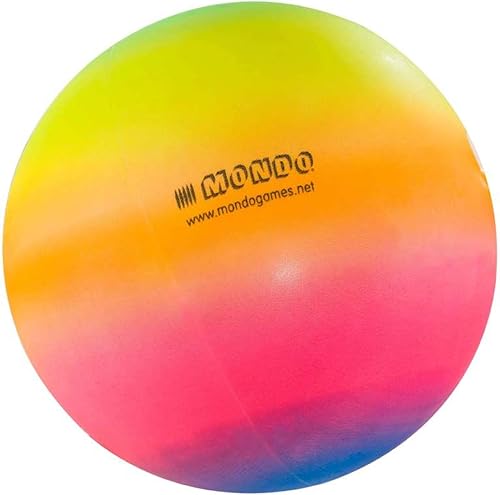 Mondo World- Rainbow PVC Ball Diameter 14 cm, Multicoloured, 5066