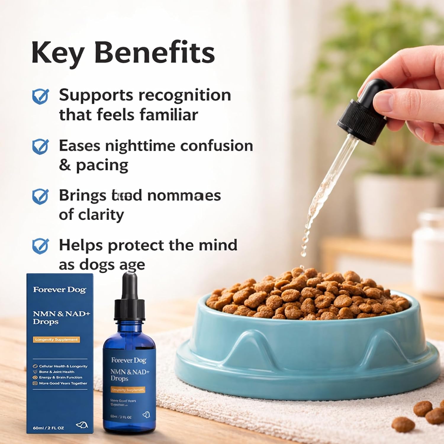 NAD+ Formula, Cognitive Supplement for Senior s, Helps Support Memory, Presence & Awareness thumbnail