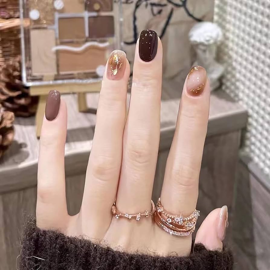 Amazon | ドミ屋 ネイルチップ 24枚入 バレエ ベリーショート