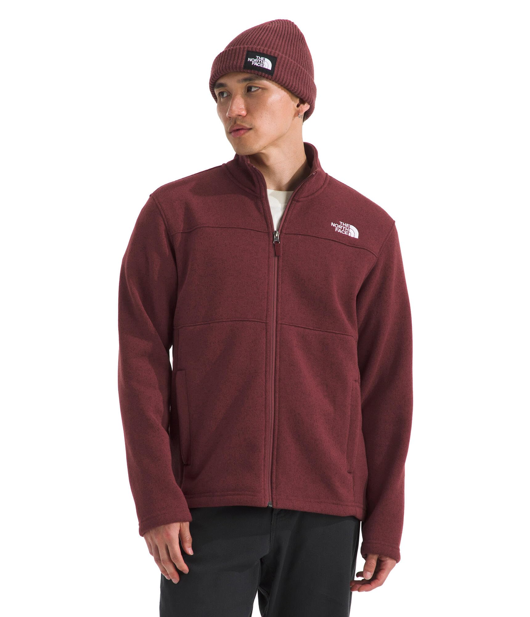 The North Face Men's Gordon Lyons Full Zip Jacket | Cold Weather Top With Zippered Hand Pockets