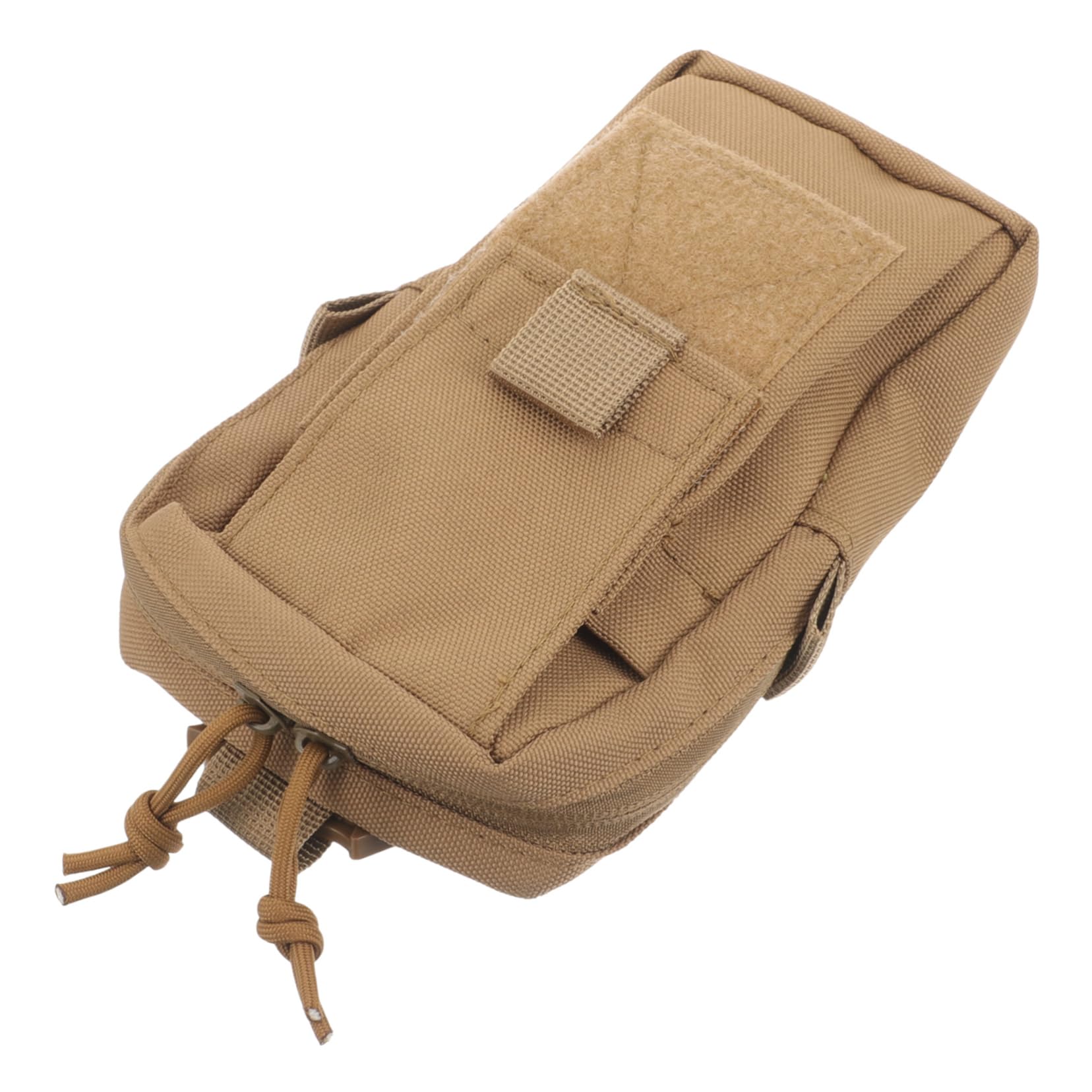 UPKOCH Piccola Borsa appesa per Telefono Borsa di stoccaggio del Telefono Campeggio Custodia con Clip per Cintura Borsa in Vita Multifunzione Panno Oxford Khaki