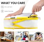 PFEYRPK Cubes d'emballage de compression de qualité supérieure avec mesh pour valises, organisateurs de voyage extensibles avec sac à chaussures, sac à dos et sac à câble 7 Prêt.