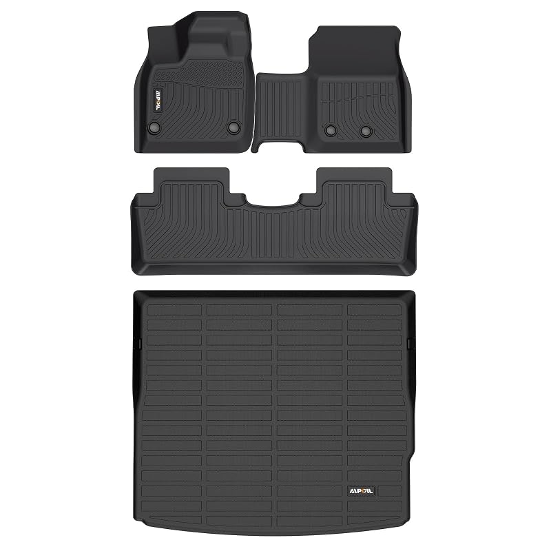 Kit de Tapetes e Forro de Porta-Malas em TPE AIPOIL para Nissan Ariya 2023–2025, Preto