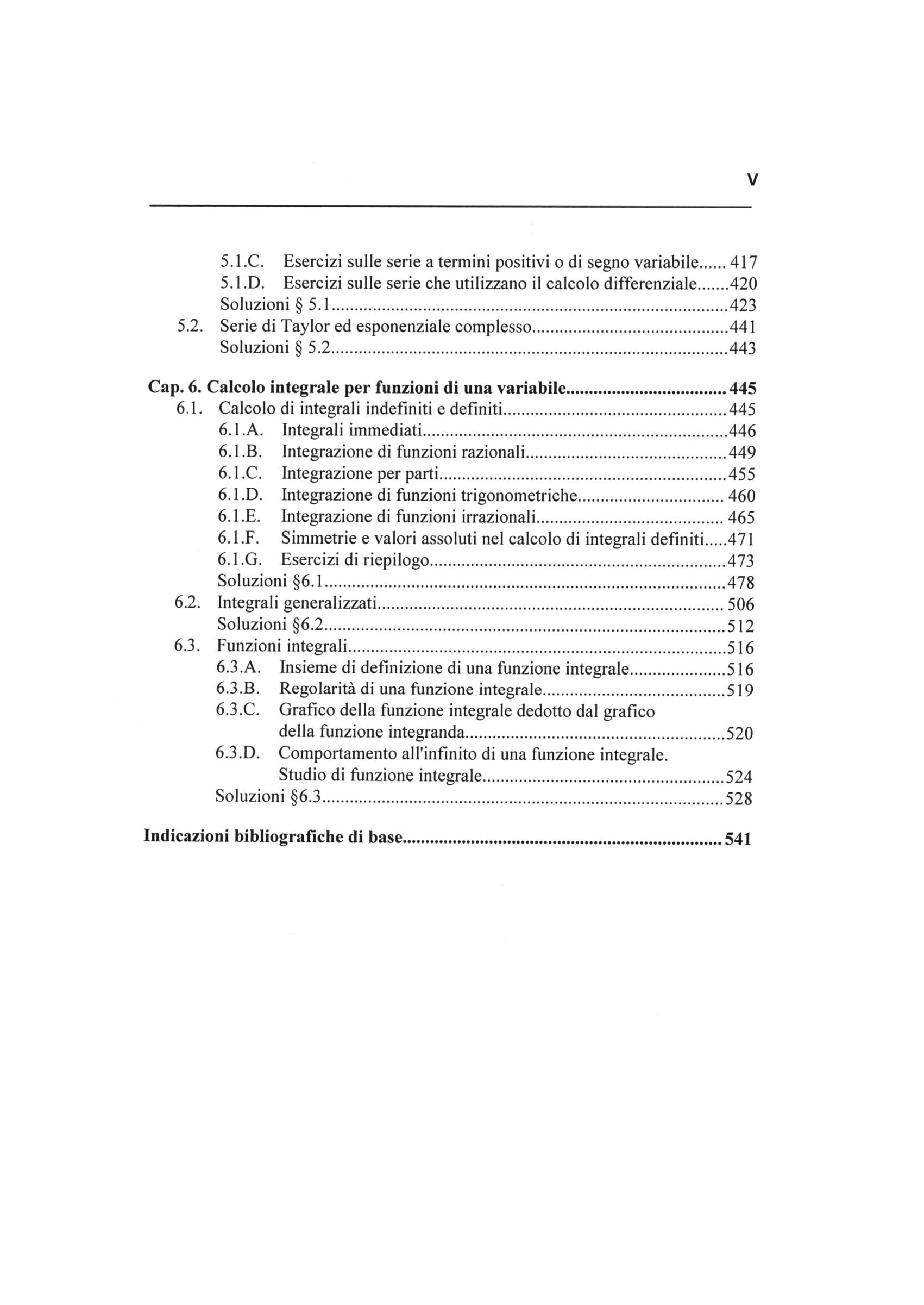 Esercitazioni di Analisi Matematica 1