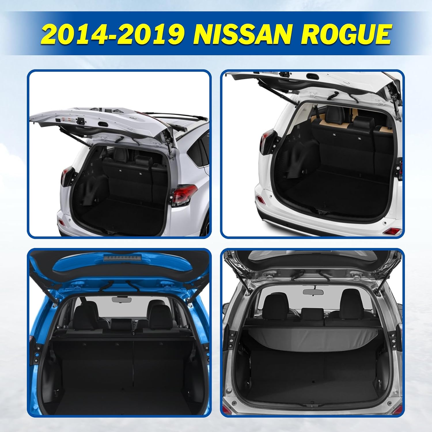 Liftgate Actuator Compatible with 2014-2019 Nissan Rogue Electric Rear Hatch Lift Struts 1 Pair