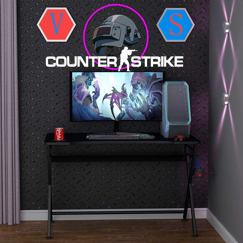 Tribesigns Computer Gaming Desk Gaming PC Desk Table, Ergonomic