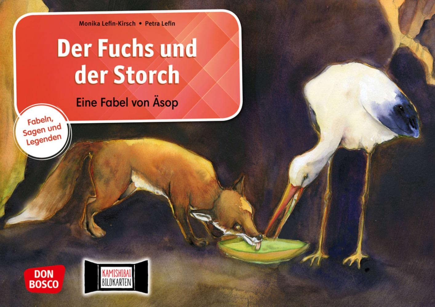 Der Fuchs und der Storch. Eine Fabel von Äsop. Kamishibai Bildkartenset.: Entdecken - Erzählen - Begreifen: Fabeln, Sagen und Legenden. Kreativer Deutschunterricht. Mit kompletter Textvorlage