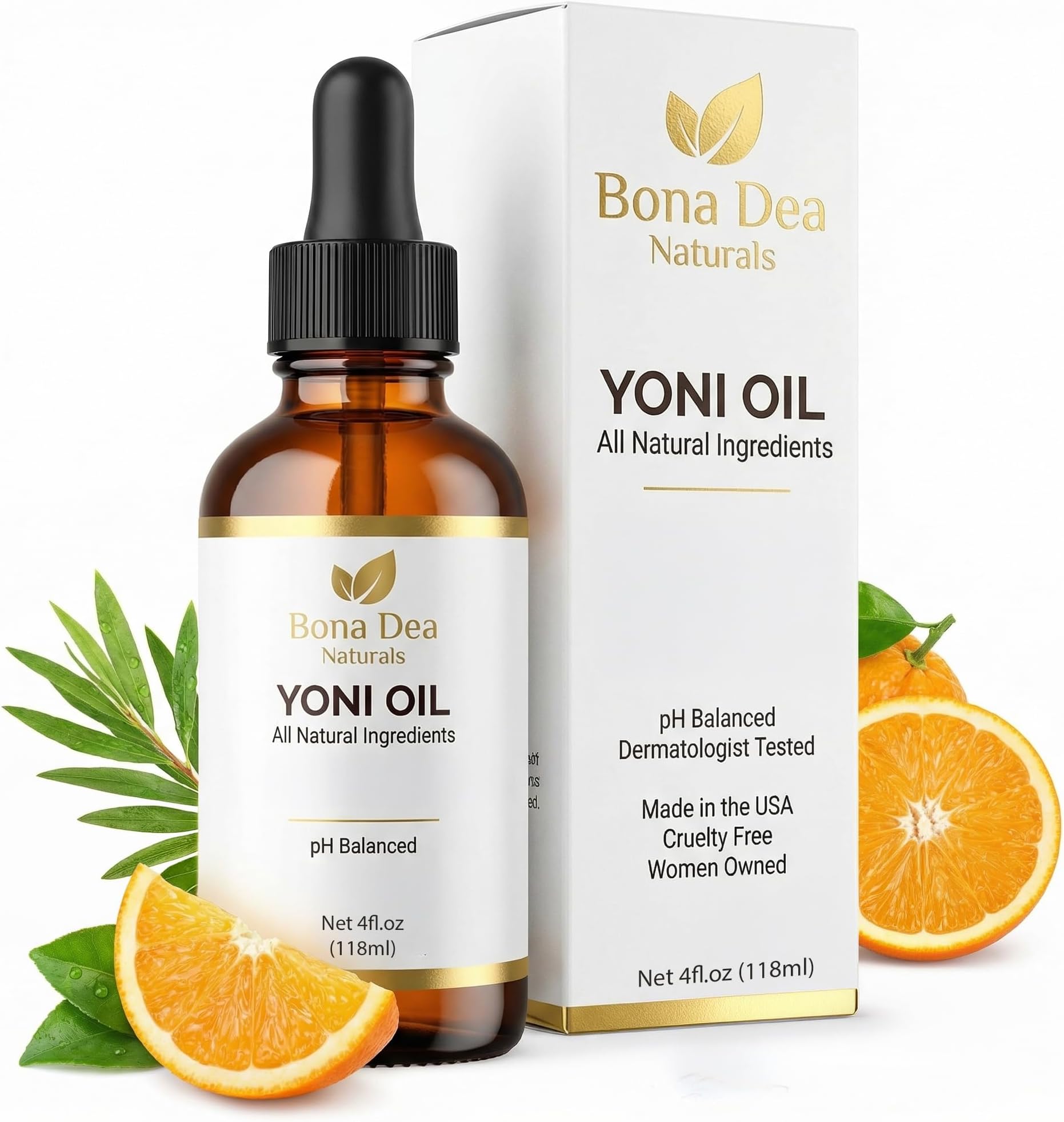 - Feminine Spray for Women – All Natural Yoni Oil Deodorant & Moisturizer, Organic Essential Oils, Chemical-Free Perineal Massage Oil for Pregnancy, Sensitive Vaginal Care | 4 oz Refill Dropper Bottle
