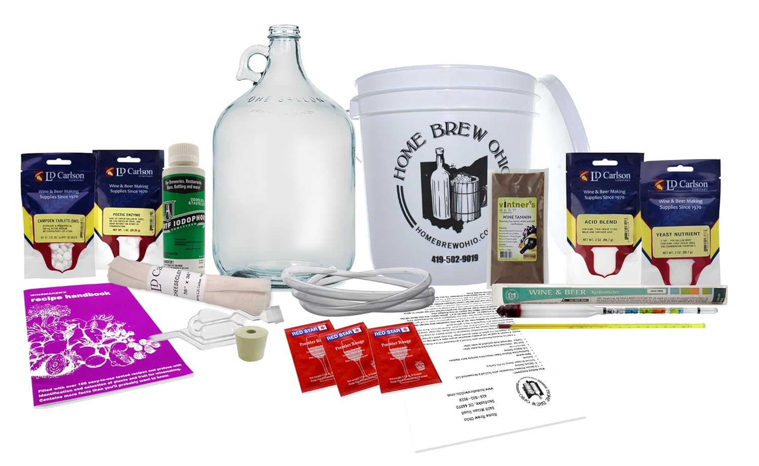 Grow and Make 13173 Deluxe Fruit Wine Making Kit