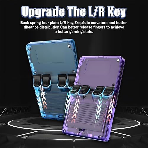 Miniatura 6 de R36 Plus - Consola de juegos de mano retro para más de 21000 juegos, 12 emuladores, pantalla IPS OCA de 4 pulgadas, consola de juegos retro con