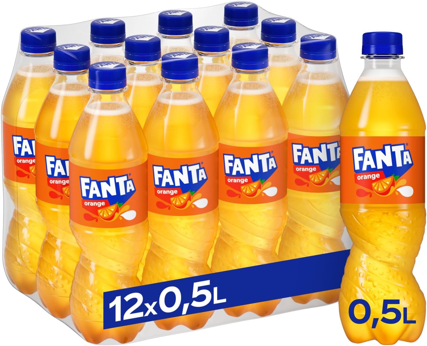 Fanta Orange (500Ml Bottles) 12-Pack