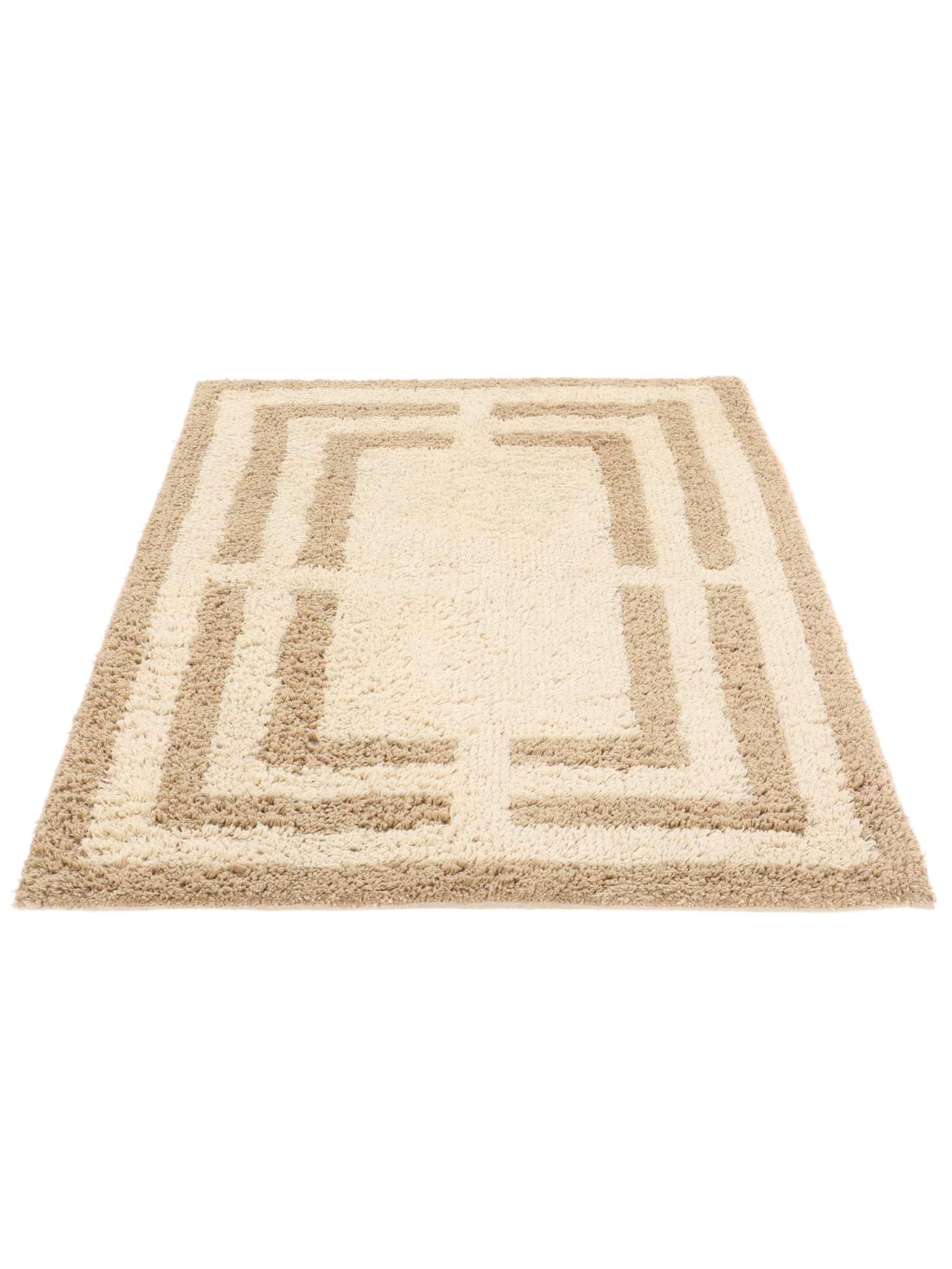 RugVista Chateau Tapis de Bain, Rectangulaire, 70 x 120 cm, Natural/Beige