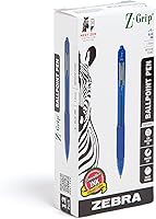 Vista 10 de Bolígrafo Zebra Z-Grip, retráctil, punta media de 1.0 mm, colores de moda variados, suministros escolares, suministros para maestros y suministros