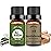 yethious Vanilla Sandalwood Essential Oils for Diffuser & Aromatherapy Pure Natural Organic Vanilla Oils Set - 2PCS 10ML