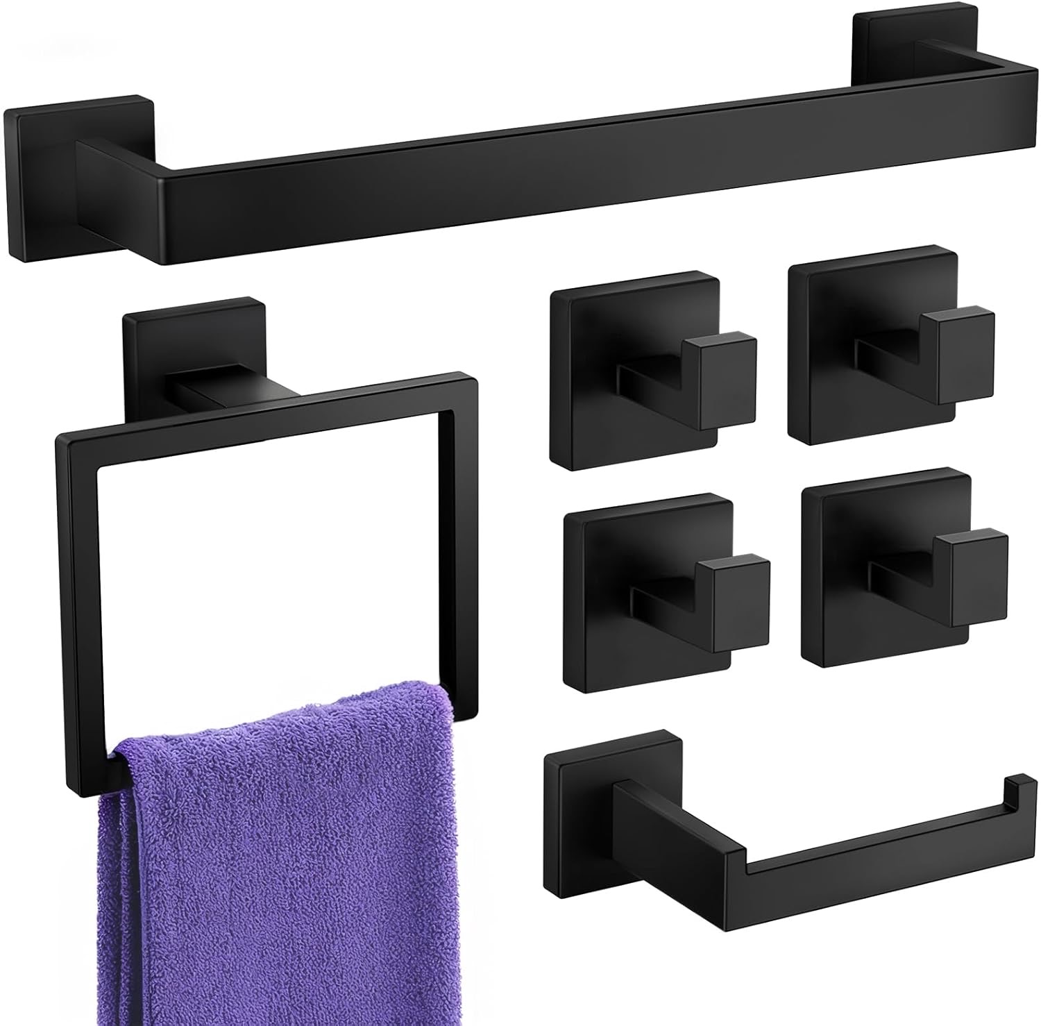Watch 7-Pieces Towel Racks for Bathroom on Amazon Live