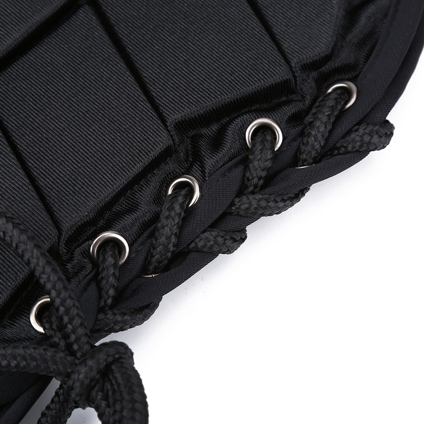 Chaleco de equitación, chaleco de seguridad, protector para niños, niñas, niños, duradero y cómodo, acrílico, negro, peso 286-432 g
