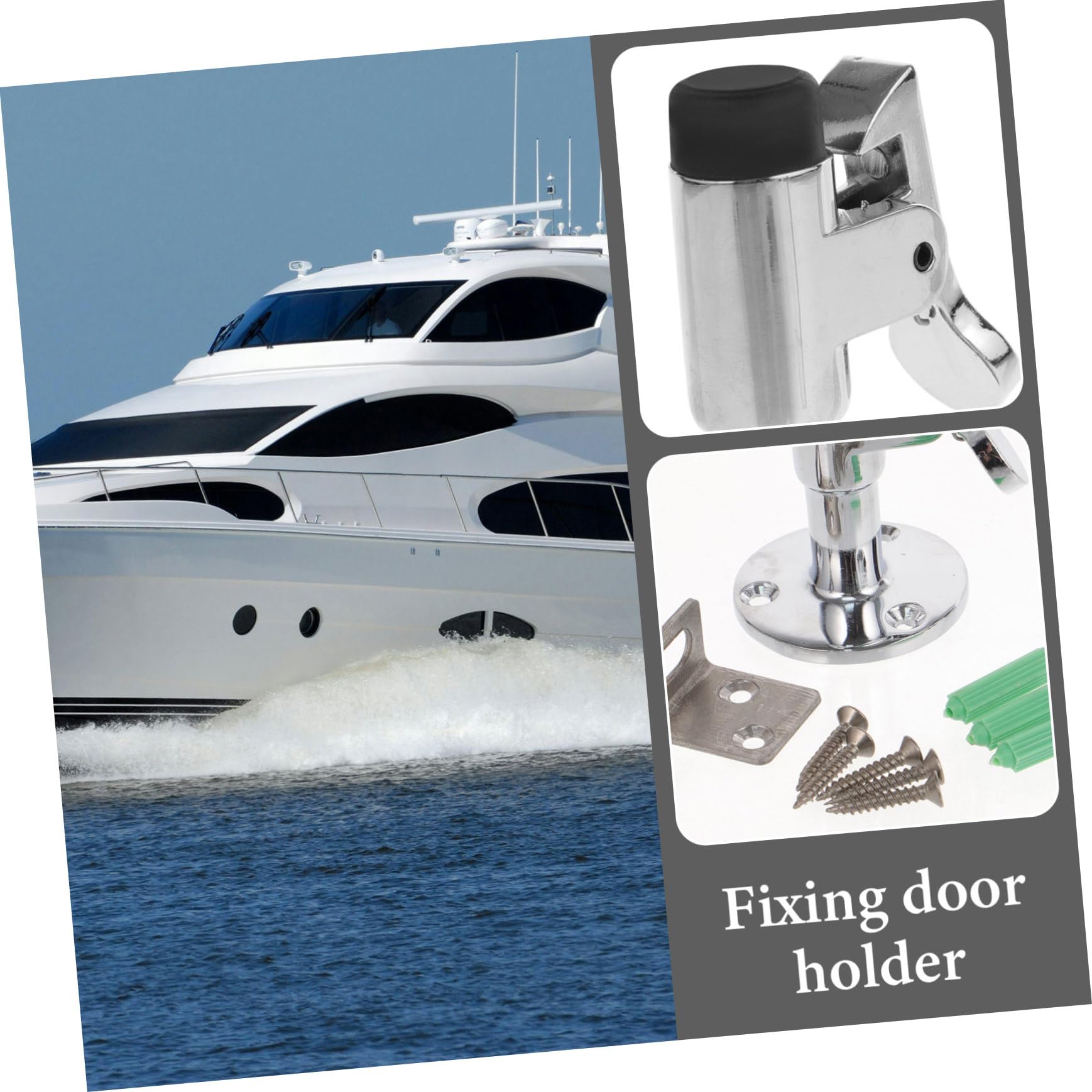 Supvox 5 Sätze Yacht Türhalter Winddicht Robuster Türstopper Schutz Türfeststeller für Sicherem Halt und Geräuschmindernder Funktion