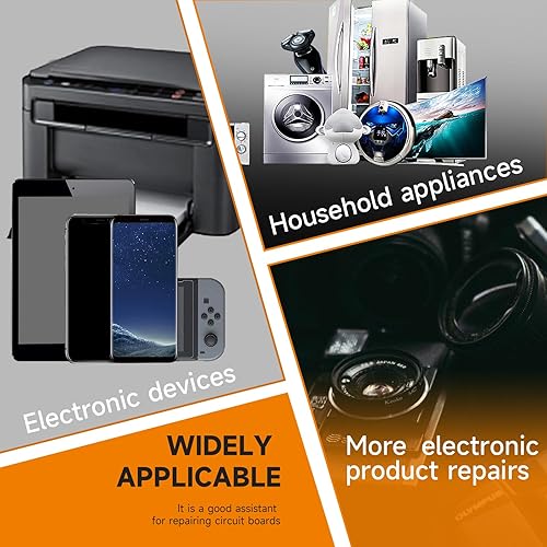 Miniatura 6 de TOWOT Mecha de soldadura, trenza desoldadora, mecha de fundente y mechas de desoldadura solución eficiente y profesional para eliminación de