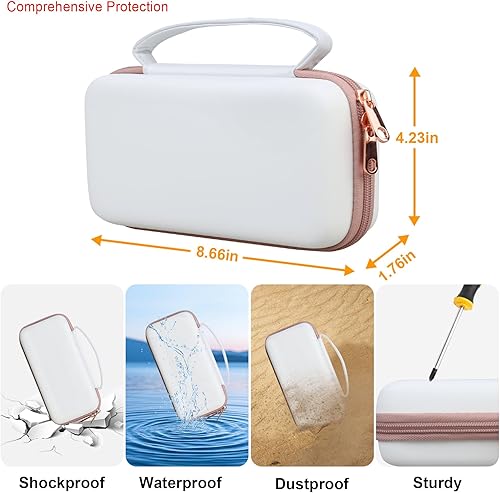 Vista 87 de Elonbo Funda de transporte para calculadora gráfica de color Texas Instruments TI-84 Plus CE/TI-84 Plus/TI-83 Plus/TI-83 Plus CE, bolsillo de malla