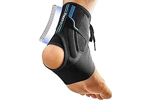 FREETOO Ankle Brace with Metal Support - Ultimate Protection for Sprained Ankles and Plantar Fasciitis
