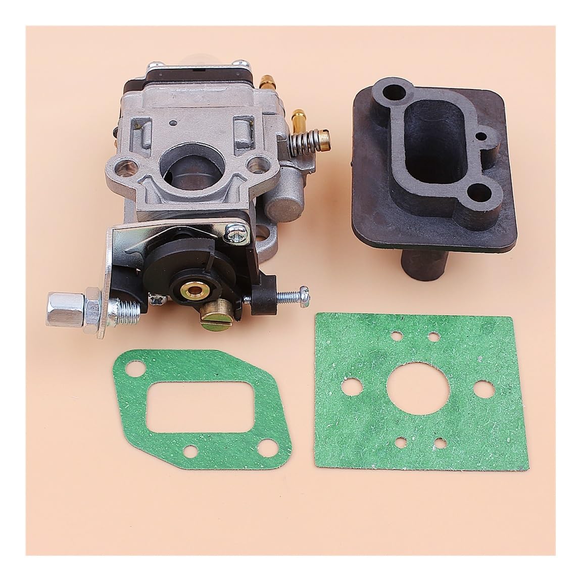 Kit de Juntas de colector de admisión de carburador for desbrozadora con Motor de 43 CC 40-5 BC430 CG430 1E40F-5 TL33 TL43 T52 TU43