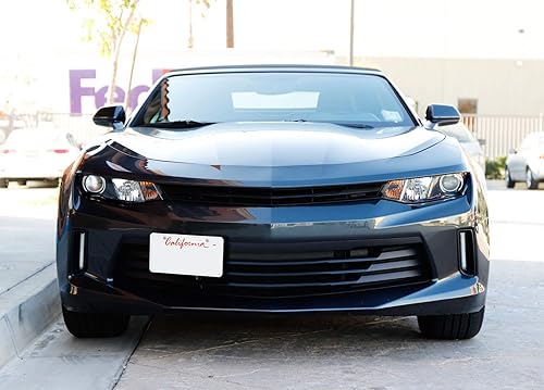 Miniatura 4 de iJDMTOY Kit de adaptador de soporte de montaje para placa de matrícula sin taladro, compatible con Chevrolet Camaro 6ª generación 2016 en adelante