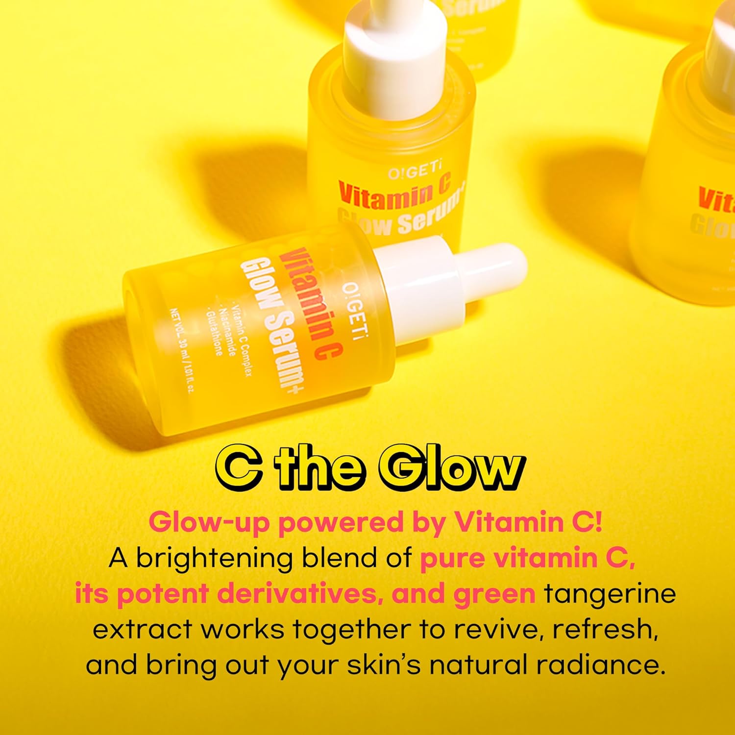 Vitamin C Glow Serum Plus, Triple Vitamin C Face Serum, Niacinamide & Multi-Hyaluronic Acid, Barrier Care, Sensitive Skin, 1.01 fl.oz - Image 3