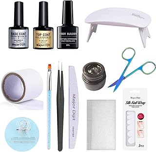 unhas fibra vidro | envoltórios unhas fibra vidro | Kit unhas fibra com fibra vidro seda mágica, cola fibra, lixa unha, pinças, Hizoechu