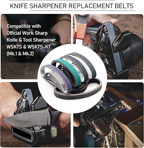 Miniatura 5 de 30 piezas de afiladores de cuchillos de 34 pulgadas x 12 pulgadas de repuesto para Ken Onion Edition of Work Sharp afilador de cuchillos y