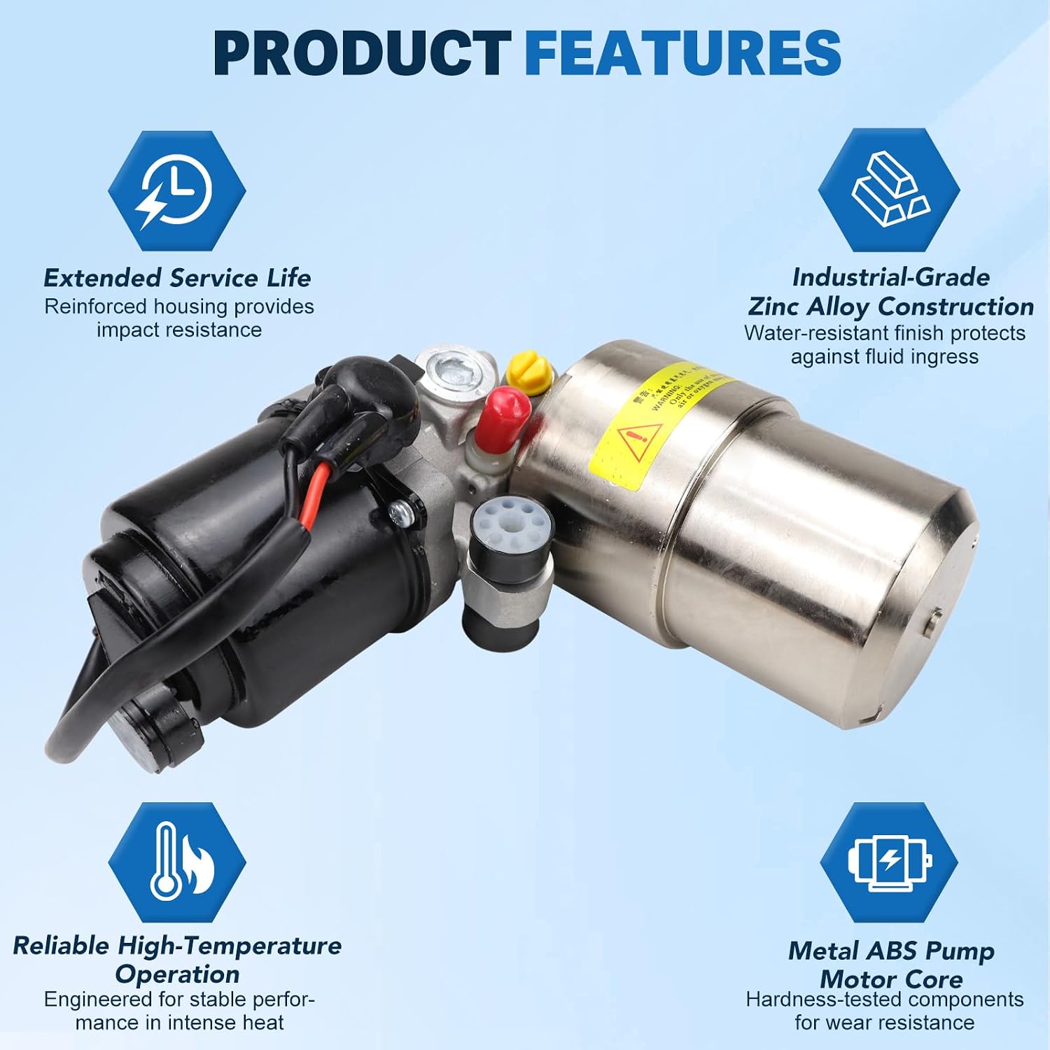 ABS PUMP Brake Booster Motor Accumulator Compatible with 2003 2004 TOYOTA 4RUNNER，1998-2005 GS300，1998-2000 GS400，2003 2004 GX470，2002-2010 SC430, OE 47070-30060