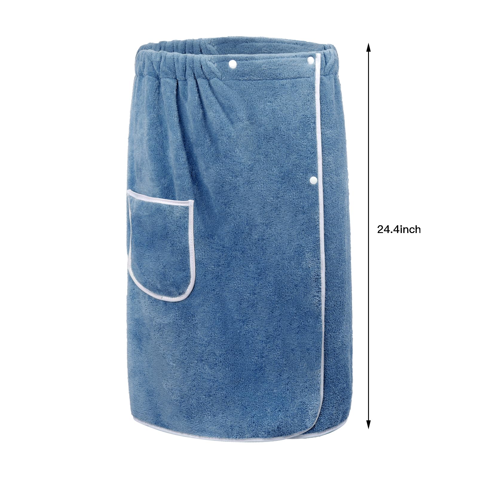 FakeFace Paréo de Bain Réglable pour Homme Serviette de Suna en Velours Corail Respirant Douce Jupe de Serviette de Bain avec Poche pour Salle de Bain Plage Piscine Hôtel FakeFace Paréo de Bain Réglable pour Homme Serviette de Suna en Velours Corail Respirant Douce Jupe de Serviette de Bain avec Poche pour Salle de Bain Plage Piscine Hôtel