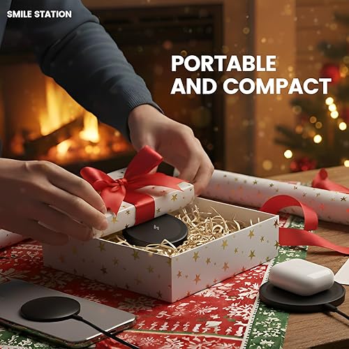 Miniatura 8 de Paquete de 3 almohadillas de carga inalámbricas magnéticas cargador inalámbrico Qi rápido de 15 W para iPhone 17 16e 16 15 14 13 12 Series y AirPods